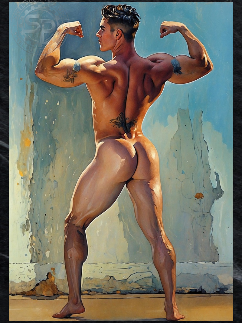 Twin Rear Flex Symphony - Glossy Photo Print, Unframed Mature Wall Art