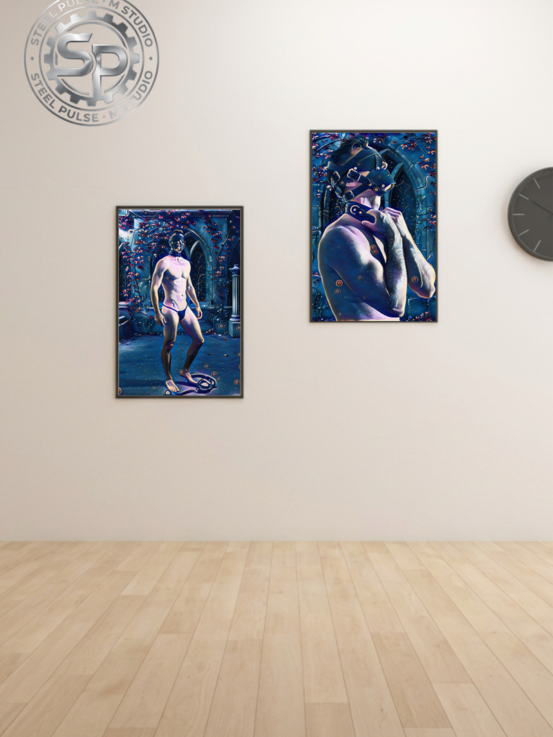 Good Boy — Pup Play Diptych Art Print Set