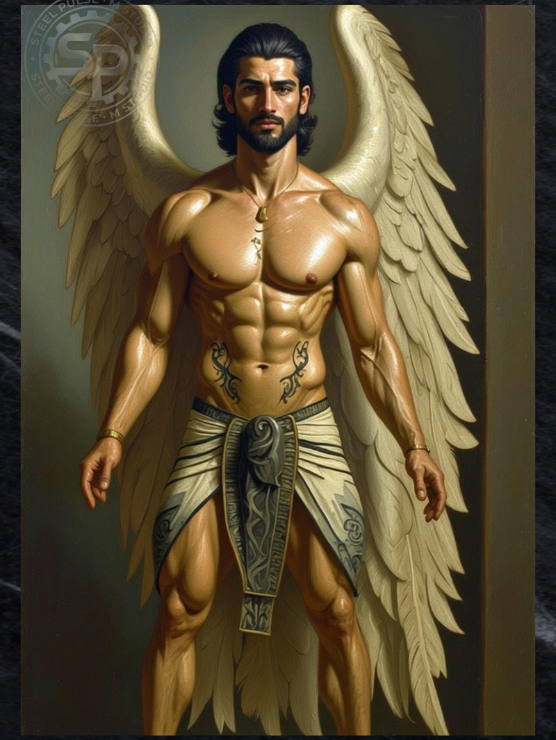 The Messenger — Male Angel Fantasy Art Print