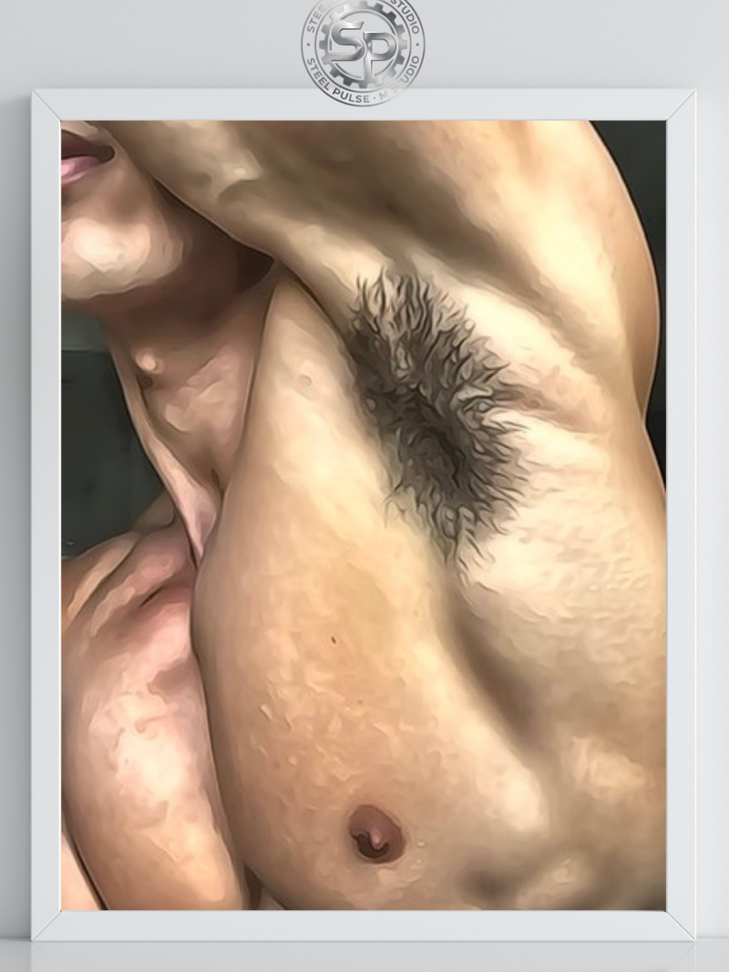 Pectoral Abyss Tease - Satin Photo Print, Unframed Wall Art