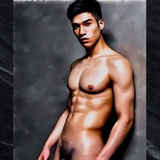 Asian Male Nude Art PRINT Set | Erotic Masculine Decor
