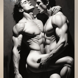The Surrender — Gay Erotic Art Print