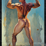Twin Rear Flex Symphony - Glossy Photo Print, Unframed Mature Wall Art