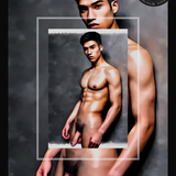 Asian Male Nude Art PRINT Set | Erotic Masculine Decor