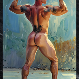 Twin Rear Flex Symphony - Glossy Photo Print, Unframed Mature Wall Art