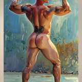 Twin Rear Flex Symphony - Glossy Photo Print, Unframed Mature Wall Art