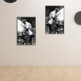 Hephaestus’ Hammer Fall Art Print – Glossy Wall Decor, Unframed Male Figure Photography