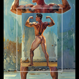 Twin Rear Flex Symphony - Glossy Photo Print, Unframed Mature Wall Art