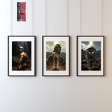 Spartan Eternal — Warrior Triptych Art Print Set