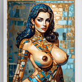 Mosaic Queen — Ancient Goddess Art Print