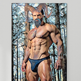 Horned Forest Sovereign - Glossy Photo Print, Unframed Wall Art