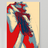 Pop Art Erotic Male Nude Print | Modern Abstract Poster