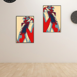Pop Art Erotic Male Nude Print | Modern Abstract Poster
