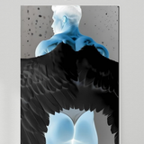 Glossy Photo Print – Fallen Seraph Duo – Shadow & Ice Set, Unframed Wall Art