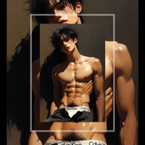 Head Back — Male Physique Art Print