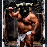 Minotaur’s Labyrinth Watch - Glossy Photo Print – Unframed Mature Wall Art