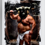 Minotaur’s Labyrinth Watch - Glossy Photo Print – Unframed Mature Wall Art