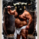 Minotaur’s Labyrinth Watch - Glossy Photo Print – Unframed Mature Wall Art