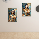 Mosaic Queen — Ancient Goddess Art Print