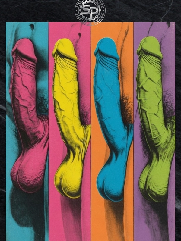 Pop Art Phallus — Gay Erotic Wall Art | Instant Download