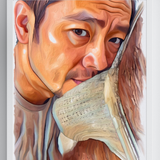 Musk Veil’s Intimate Sniff - Satin Photo Print, Unframed Wall Art
