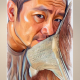 Musk Veil’s Intimate Sniff - Satin Photo Print, Unframed Wall Art