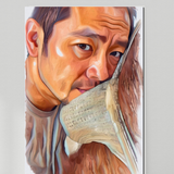 Musk Veil’s Intimate Sniff - Satin Photo Print, Unframed Wall Art