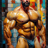 Colossus — Male Physique Art Print