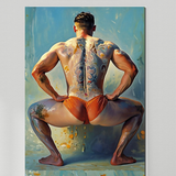 Inked Squat of Legends - Glossy Photo Print, Unframed Mature Wall Art