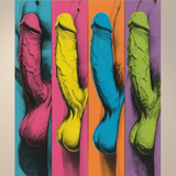 Pop Art Phallus — Gay Erotic Wall Art | Instant Download