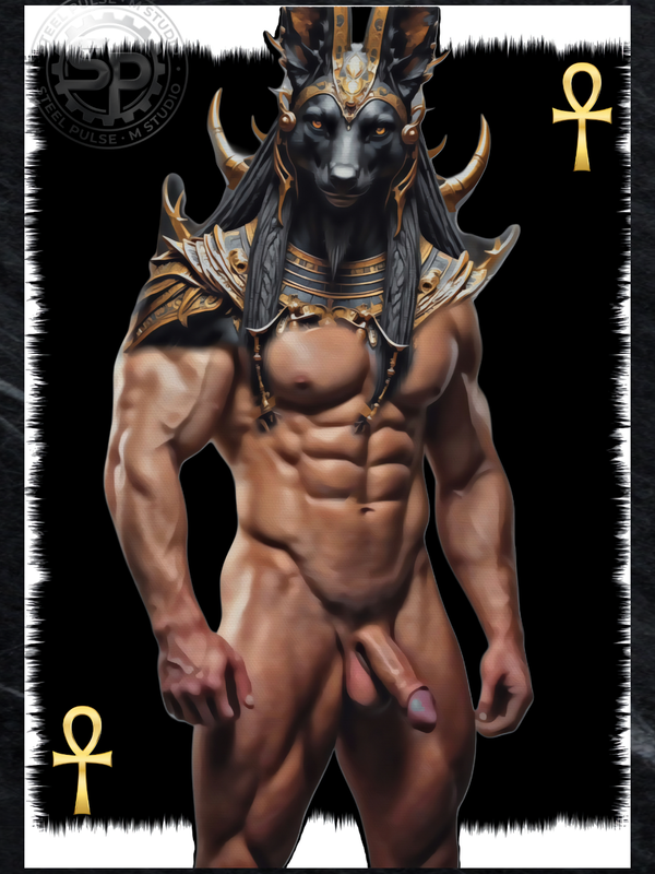 Anubis’ Eternal Guard Transformation - Glossy Photo Print, Unframed Wall Art