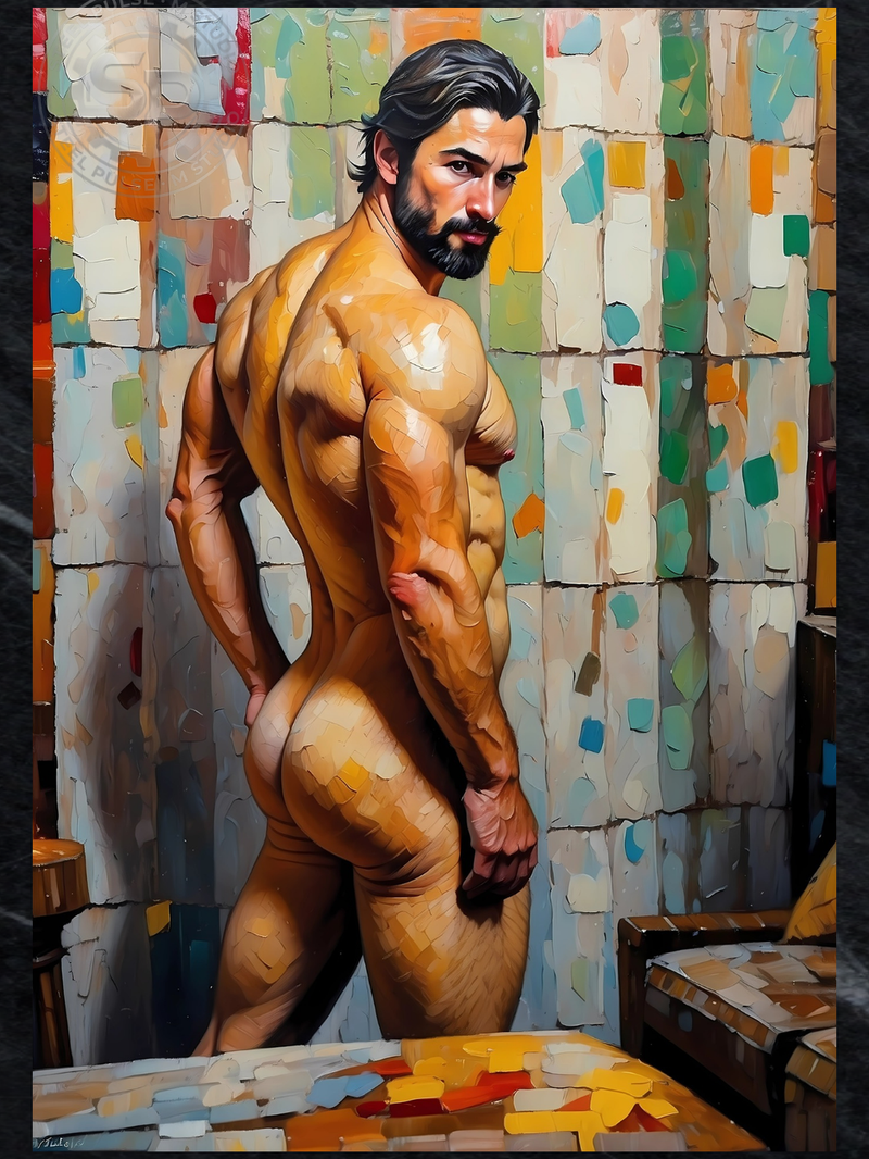 Color Field — Male Nude Art Print