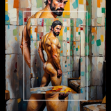 Color Field — Male Nude Art Print