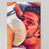 Jockstraps Devotion Press Tease - Satin Photo Print, Unframed Wall Art