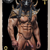 Anubis’ Eternal Guard Transformation - Glossy Photo Print, Unframed Wall Art
