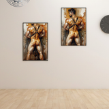 The Harness — Male Nude Watercolor Art Print