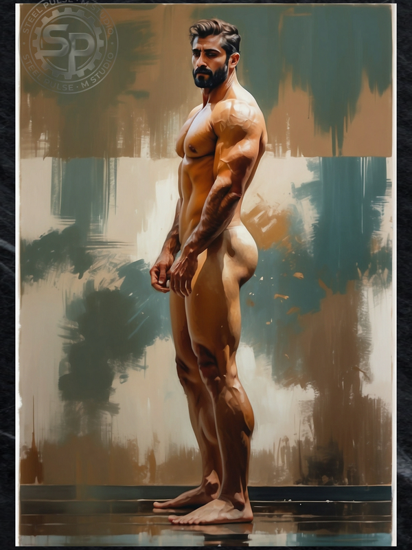 Profile — Classical Male Nude Art Print