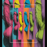 Pop Art Phallus — Gay Erotic Wall Art | Instant Download