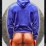 Bold & Blue Hoodie Guy| NSFW Digital Painting | Printable PDF Wall Art | AiPhoenixArtWorks