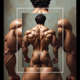Built Different — Bodybuilder Physique Art Print