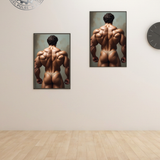 Built Different — Bodybuilder Physique Art Print