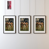 The Three — Classical Male Nude Art Print