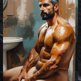 Private Room — Male Nude Art Print