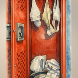 Locker Room Relics - Satin Photo Print, Unframed Wall Art
