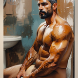 Private Room — Male Nude Art Print