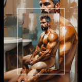Private Room — Male Nude Art Print