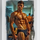 After the Whistle — Locker Room Art Print