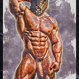 Glossy Photo Print – Bull God’s Veiled Glory, Unframed Wall Art