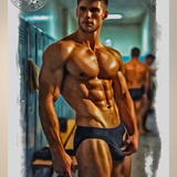 After the Whistle — Locker Room Art Print