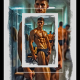 After the Whistle — Locker Room Art Print